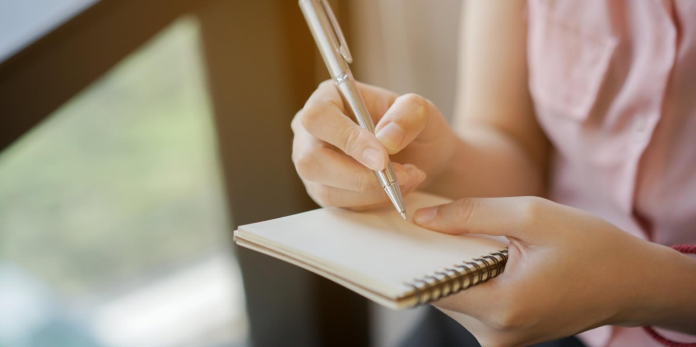 Student reviewing certification materials